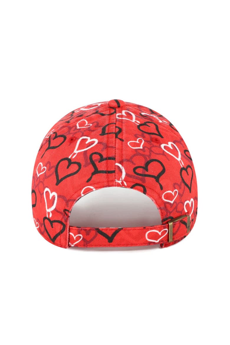 Girls Toddler '47 Scarlet San Francisco 49ers Mural Clean Up Adjustable Hat, Alternate, color, Scarlet
