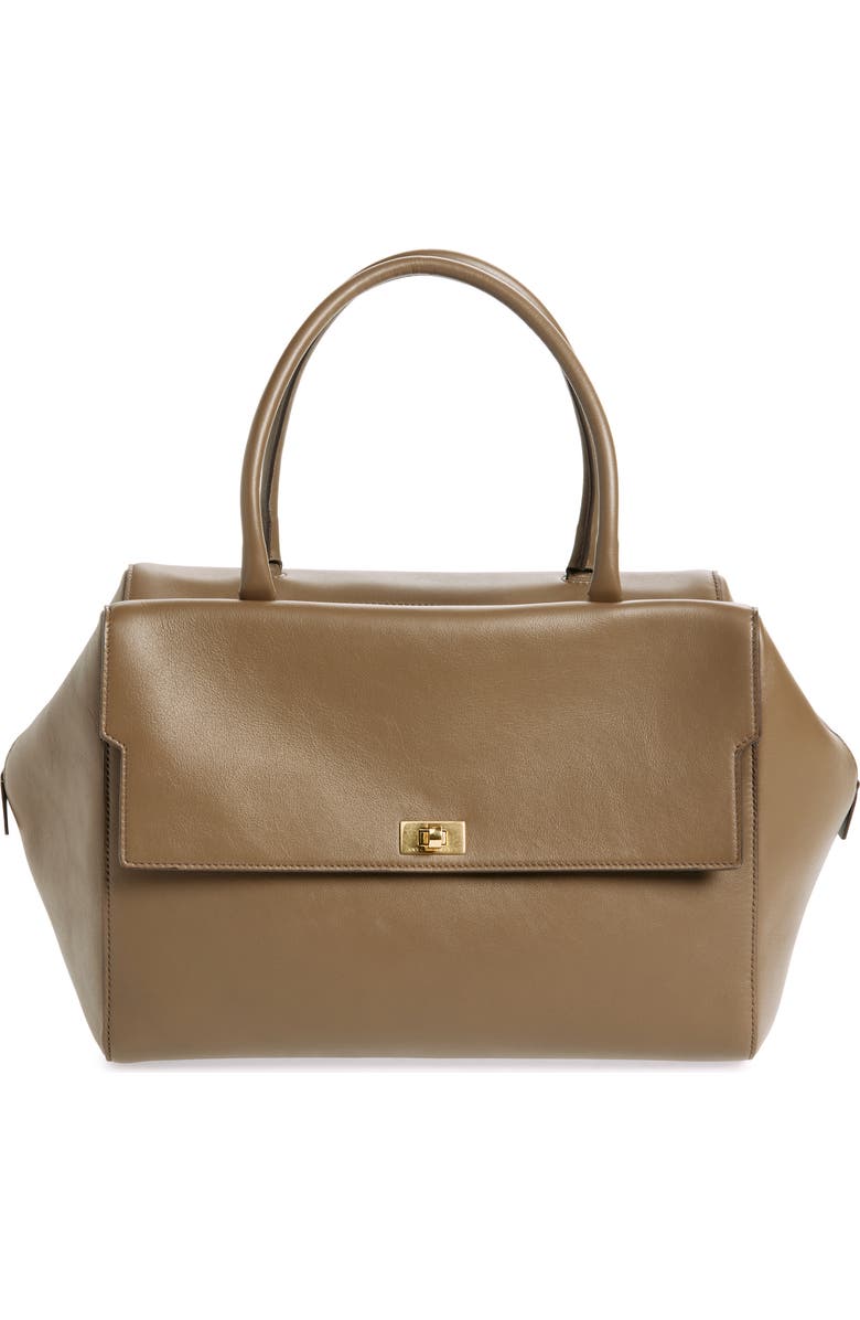 Anya Hindmarch Large Seaton Leather Handbag, Main, color,