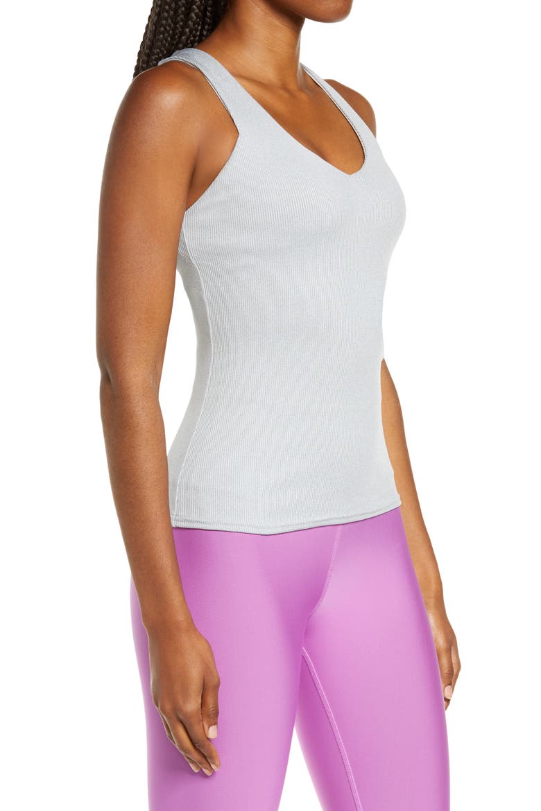 Elevate Rib Tank, Alternate, color, DOVE GREY HEATHER