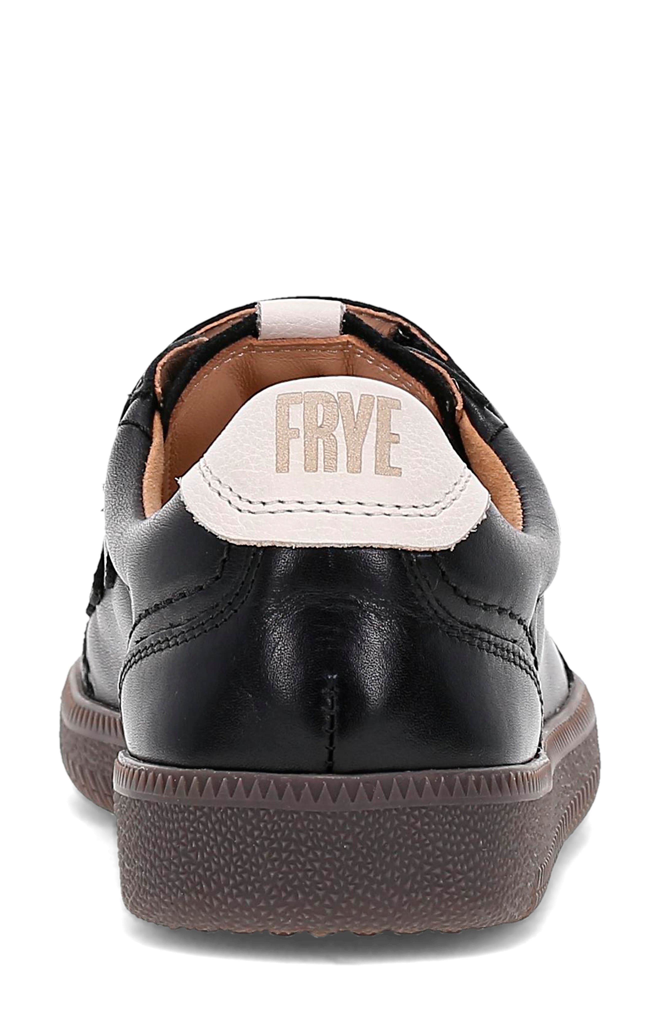 Frye Milly 3 Strap Low Top Sneaker, Alternate, color, Black