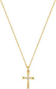 Bony Levy Icon 18k Gold Diamond Cross Pendant Necklace