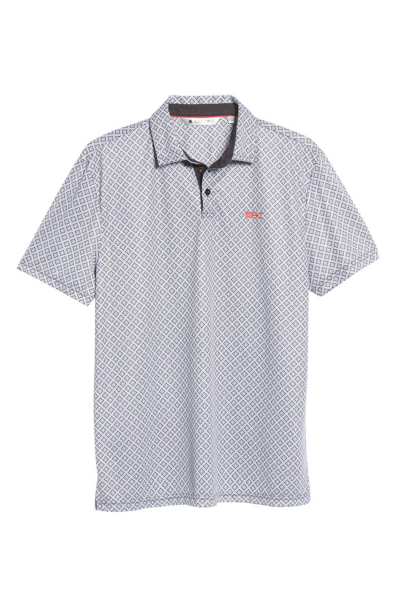 Black Clover Men's Fleur-de-Luck Polo Shirt, Alternate, color, 