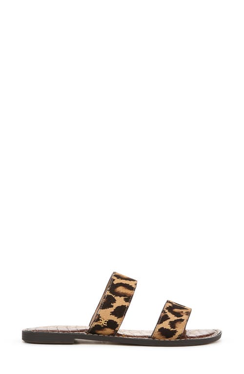 Shop Sam Edelman Gala Slide Sandal In Cyprus Tan Multi