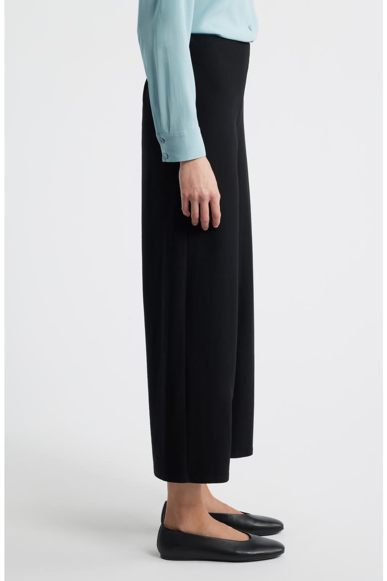 Ankle Wide Leg Pants, Alternate, color, BLACK