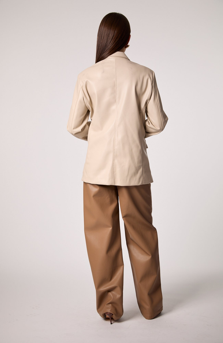 BLUE REVIVAL Your Ex Boyfriends Blazer, Alternate, color, Bone