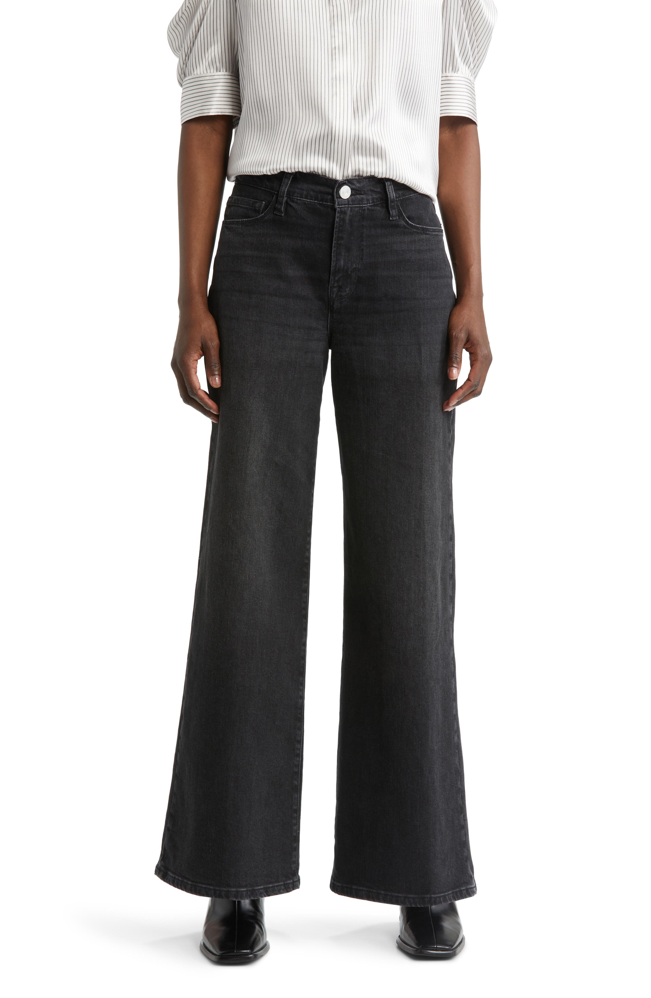 FRAME Le Slim Palazzo Wide Leg Jeans