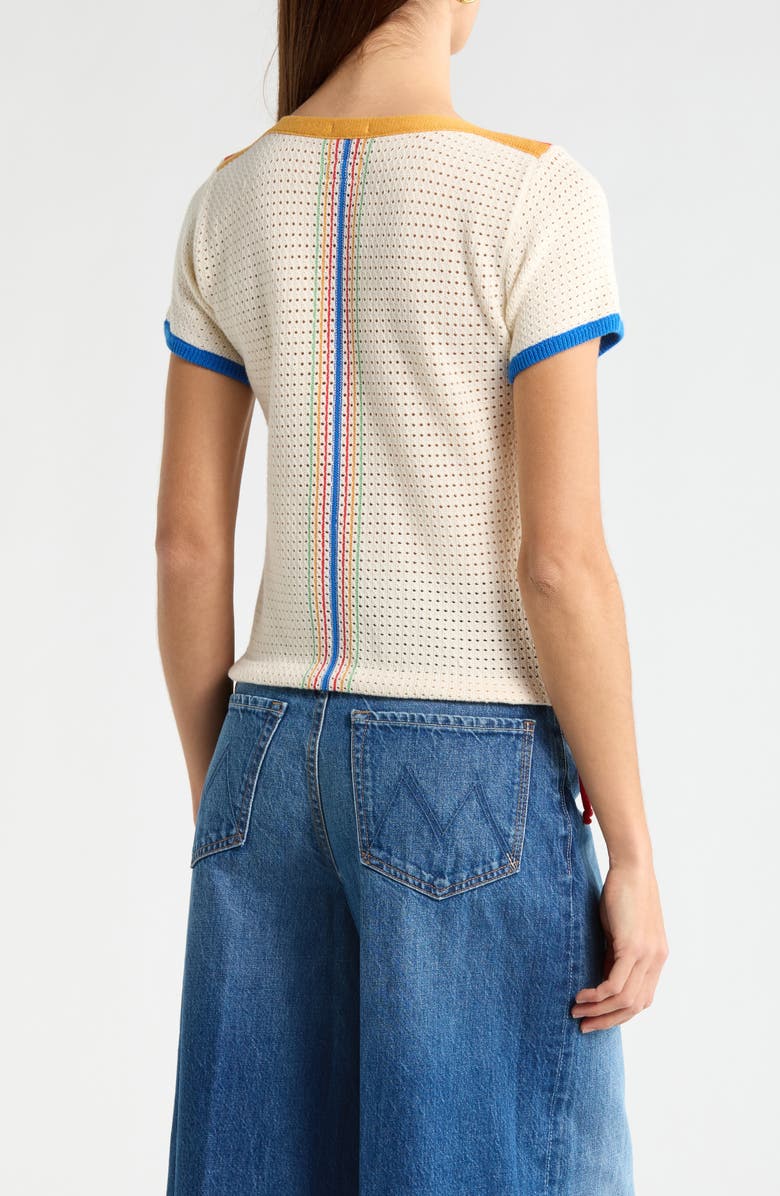 MOTHER The Side Cinch Knot Top, Alternate, color, 