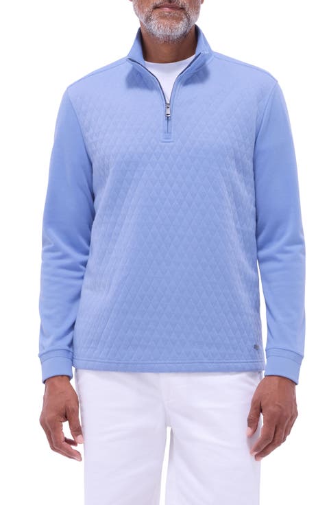 Quilted Quarter Zip Performance Pullover