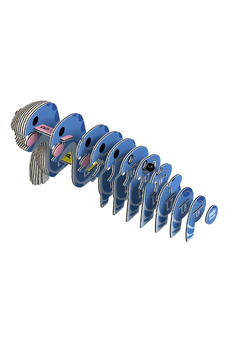 Brontosaurus 3D Puzzle, Alternate, color, No Color