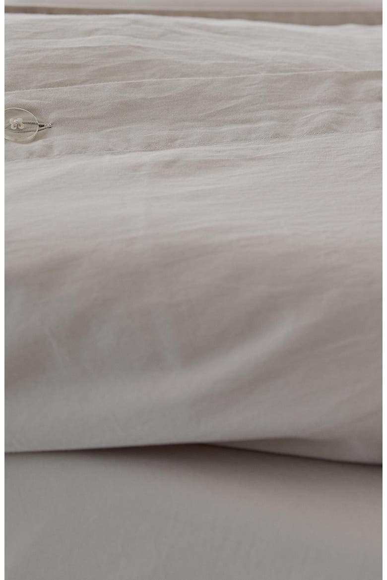 Organic Room Service Sateen Duvet Cover, Alternate, color, Dove Grey