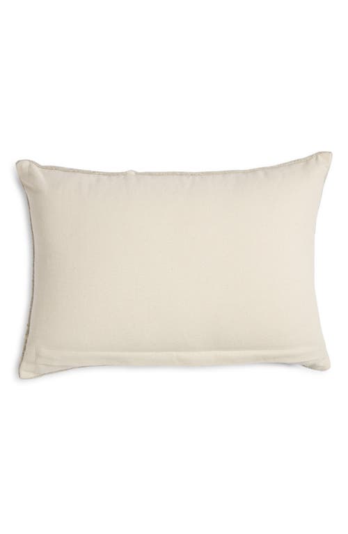 Nordstrom Textured Wool & Linen Blend Accent Pillow In Beige Oatmeal