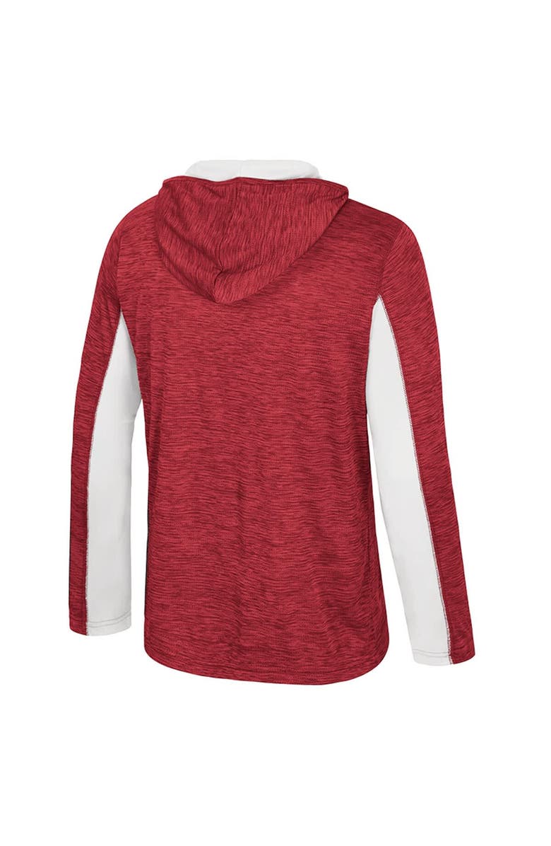 COLOSSEUM Men's Colosseum Crimson Alabama Crimson Tide Always Sunny Quarter-Zip Hoodie, Alternate, color, Crimson