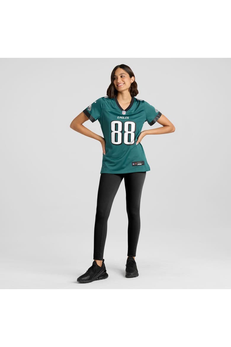 Women's Nike Dallas Goedert Midnight Green Philadelphia Eagles Team Game Jersey, Alternate, color, Green