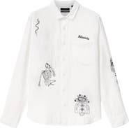 AllSaints Terror Button-Up Shirt