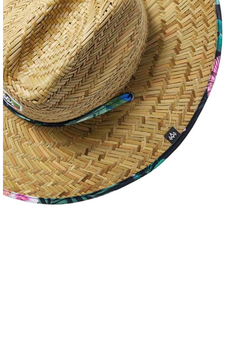 Turks Little Kids Straw Lifeguard Hat, Alternate, color, Parrots