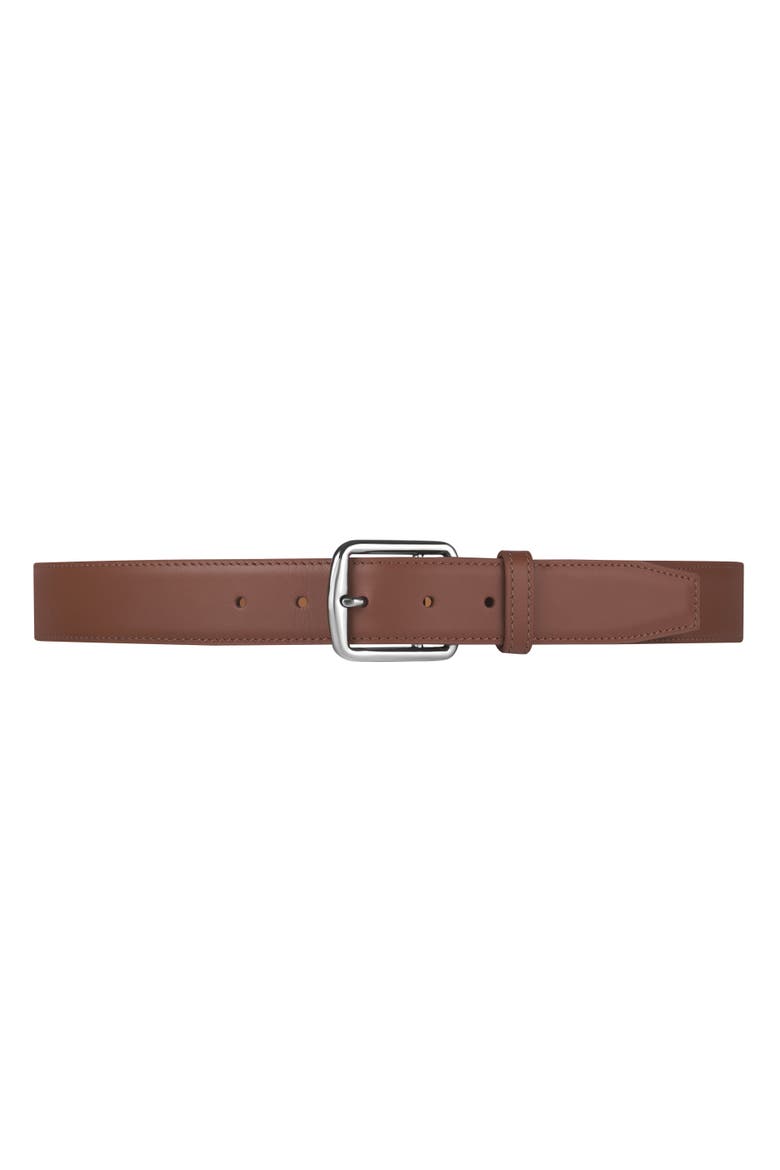 Le Désirable Leather Belt, Main, color, Havana