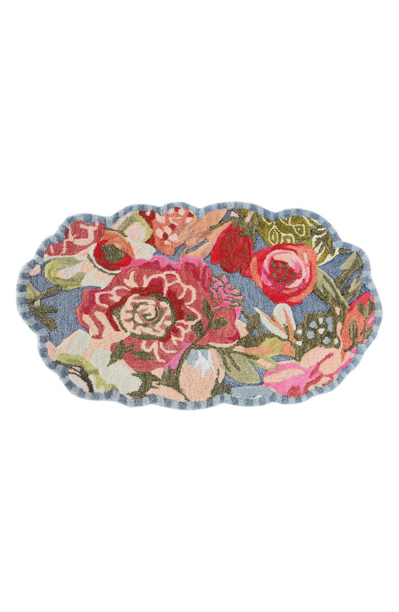 MACKENZIE CHILDS Sea Garden Floral Rug, Main, color, Pink Multi