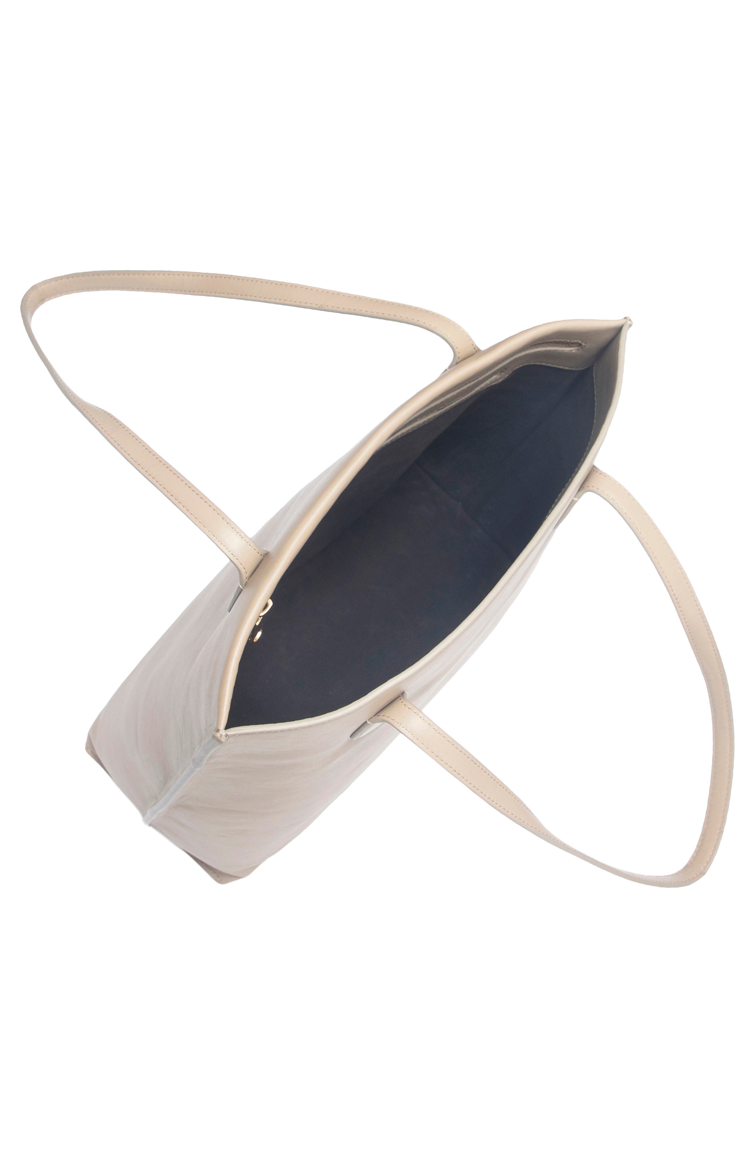 Athene Leather Tote, Alternate, color, SANDTRAIL