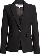 Veronica Beard Miller Stretch Crepe Dickey Jacket