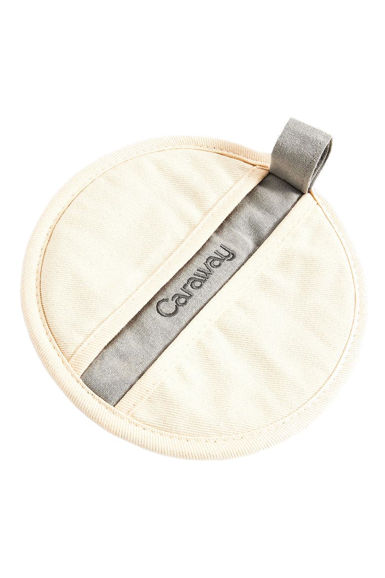Set of 2 Cotton Potholders, Alternate, color, CREAM