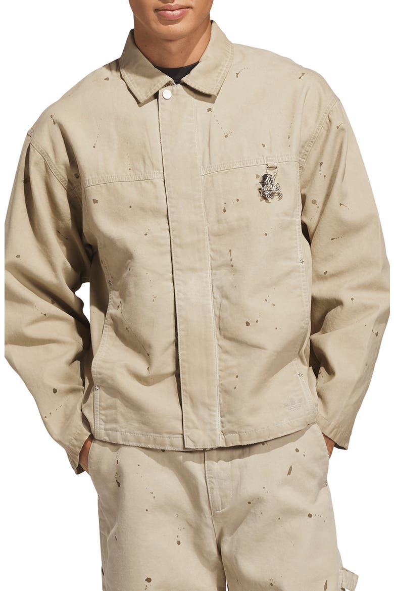 Canvas Jacket, Main, color, WONDER BEIGE