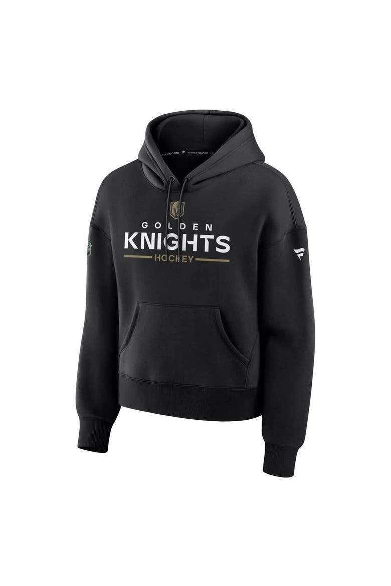 Women's Fanatics Black Vegas Golden Knights Authentic Pro Primary Pullover Hoodie, Alternate, color, Black