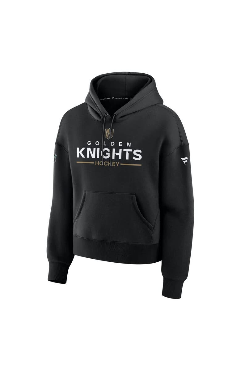 FANATICS Women's Fanatics Black Vegas Golden Knights Authentic Pro Primary Pullover Hoodie, Alternate, color, Black