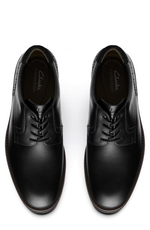 Clarks ® Emmett Plain Toe Derby In Black