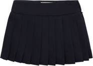 PHILIPP PLEIN Wool Pleated Mini Skirt Girl