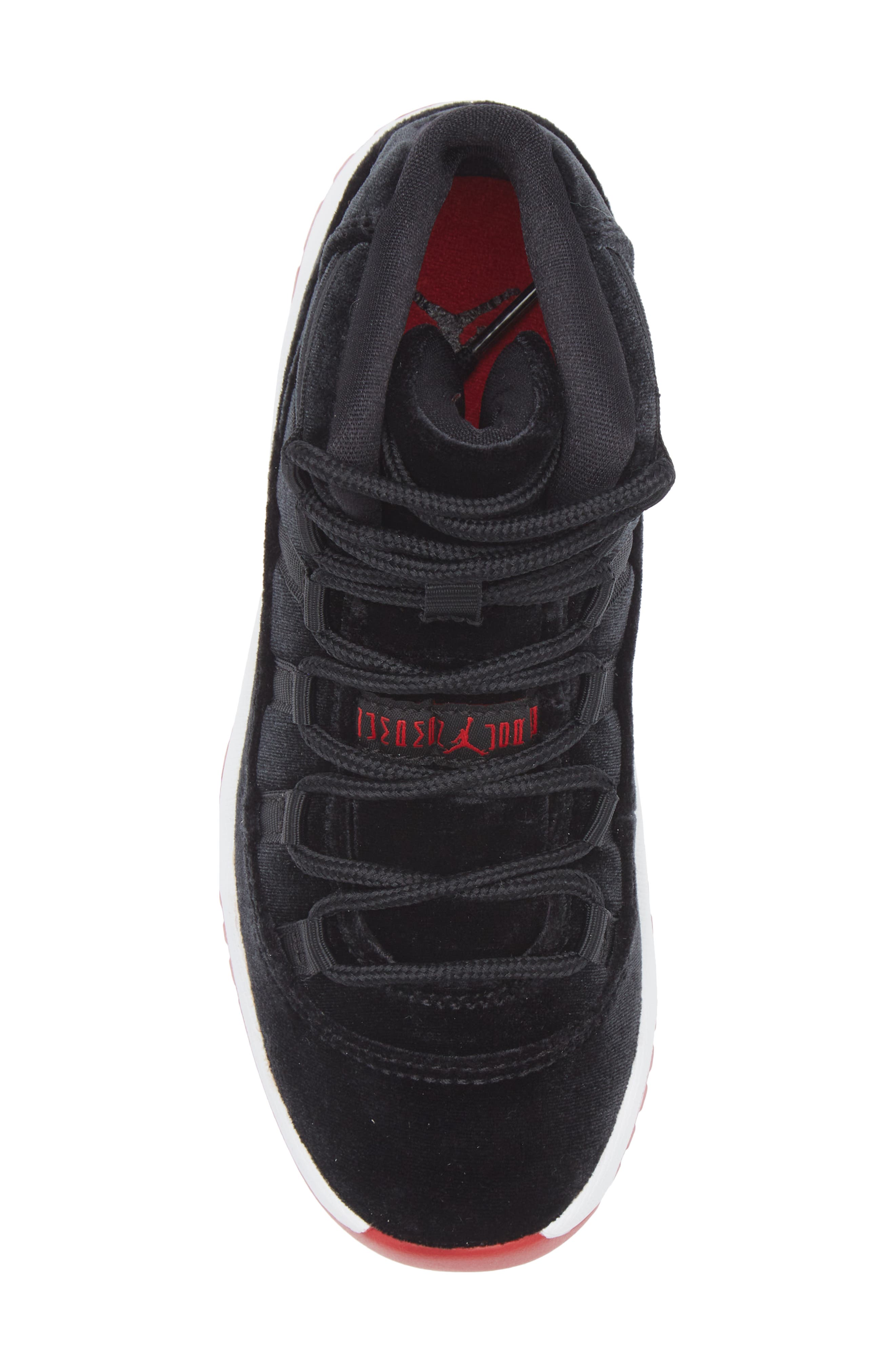 Jordan Kids' Jordan 11 Retro Low Sneaker, Alternate, color, Black/ Gym Red/ White