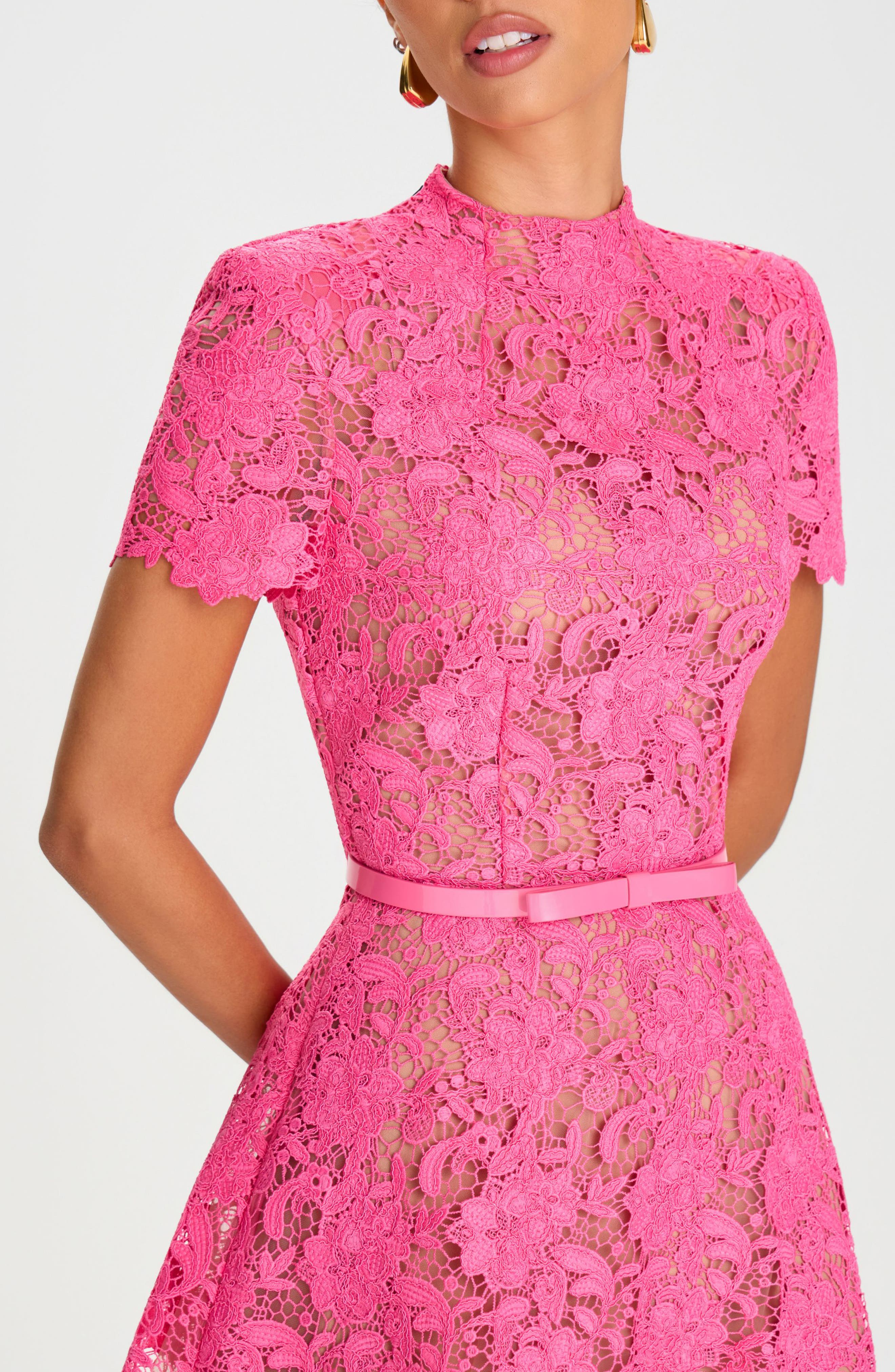 jodi kristopher belted lace dress Jodi Kristopher juniors lace mini dress size 5 hemmed