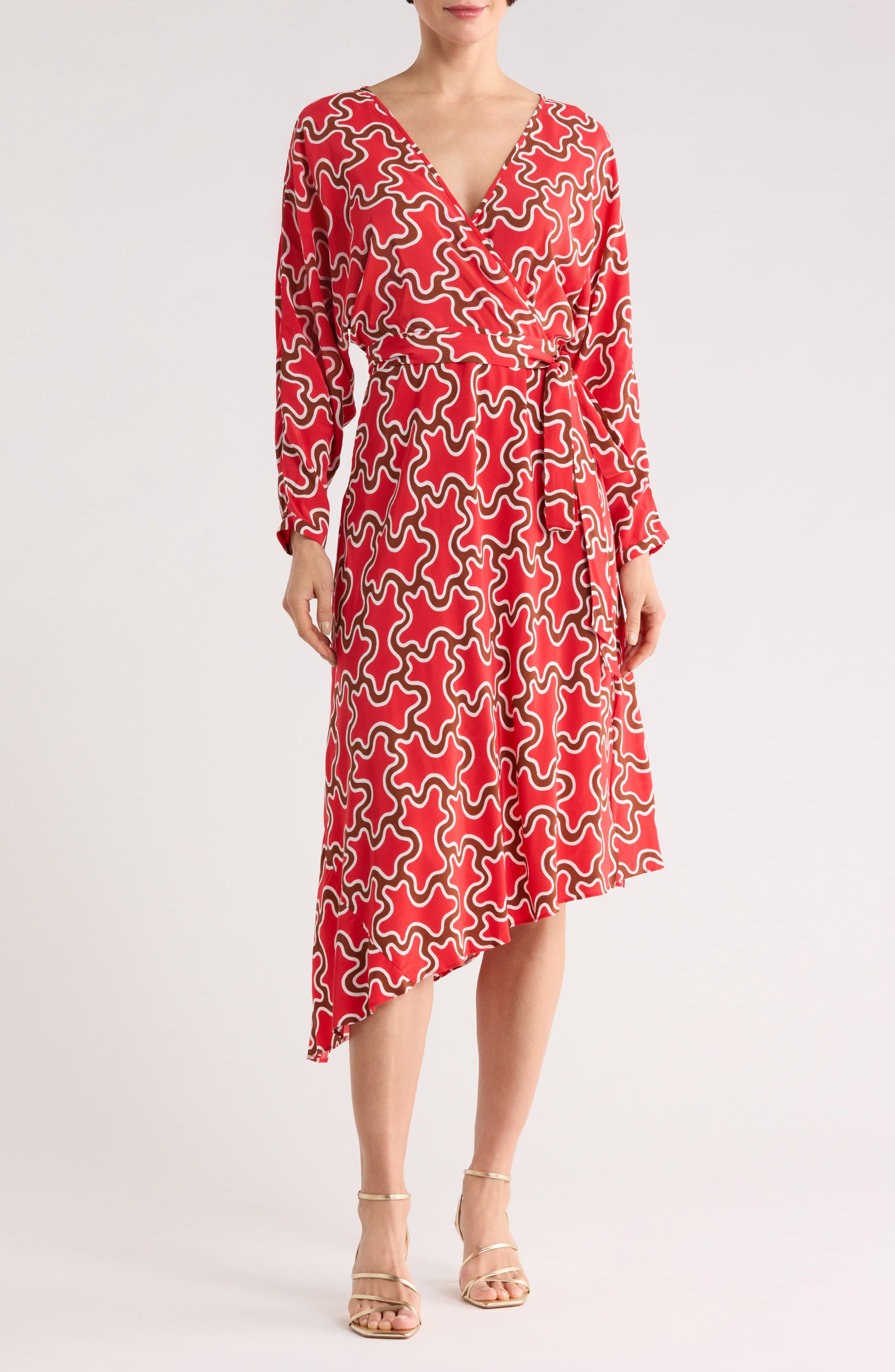 DVF Eliose Asymmetric Wrap Dress