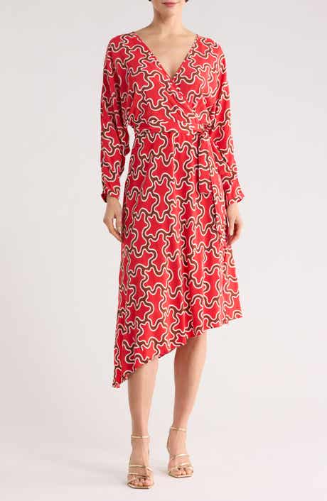 Diane von Furstenberg Eliose Asymmetric Wrap Dress