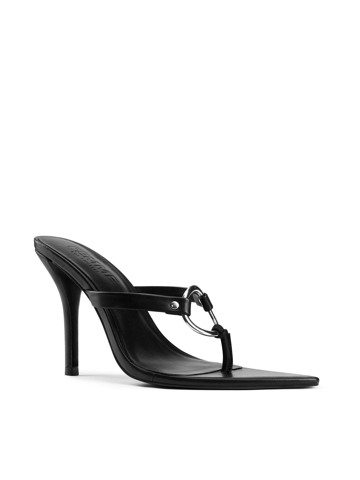 FEMME Akio Sandal, Alternate, color, Black