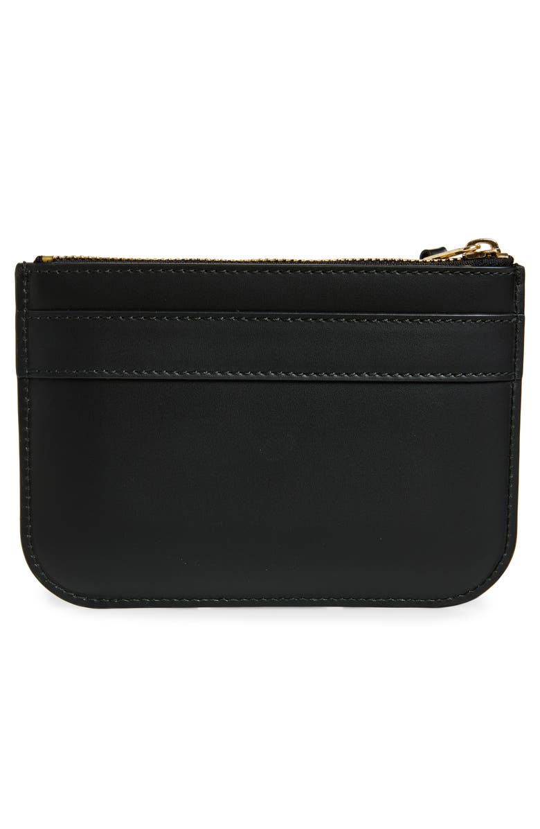 Comme des Garçons Wallets Big Bow Leather Coin Purse, Alternate, color, Black