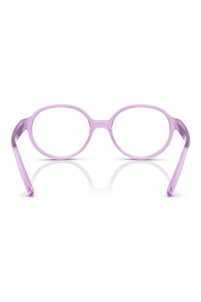 Kids' 42mm Small Phantos Optical Glasses, Alternate, color, TRANSPARENT VIOLET