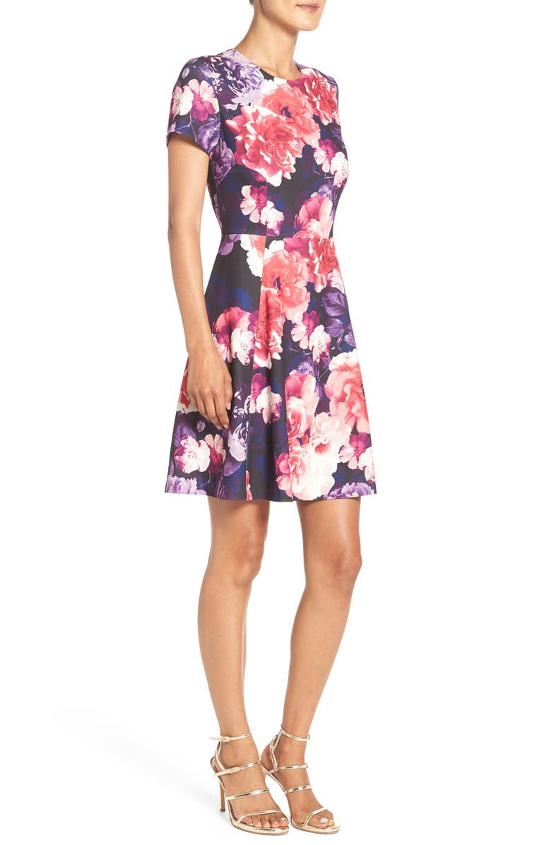 Eliza J Ruched Bodycon Dress, Alternate, color, 
