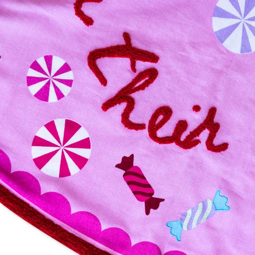 Furbish Embroidered Tree Skirt In Sugar Plums