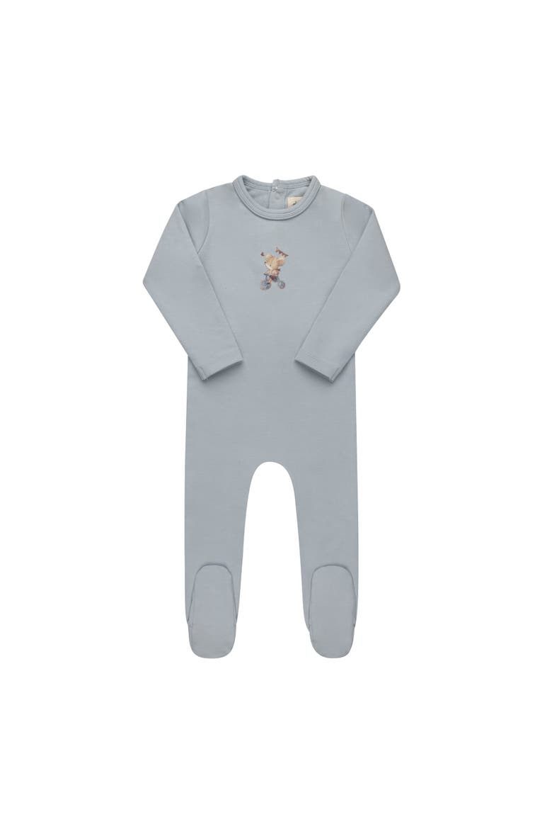 Playful Mouse Collection - Footie, Main, color, Blue
