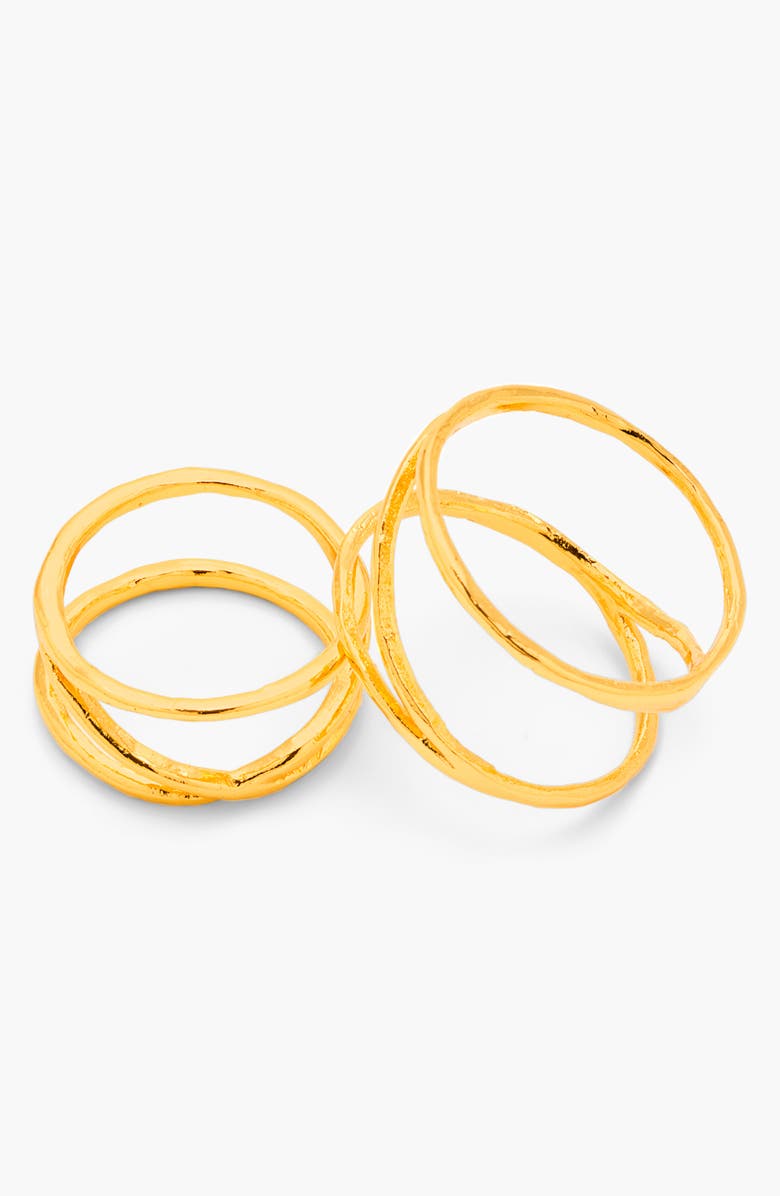 gorjana 'Isla' Ring & Midi Set, Alternate, color, 