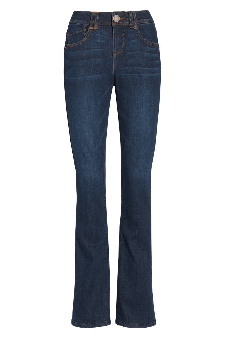 Ab-Solution Itty Bitty Bootcut Jeans (Nordstrom Exclusive), Alternate, color, BLUE