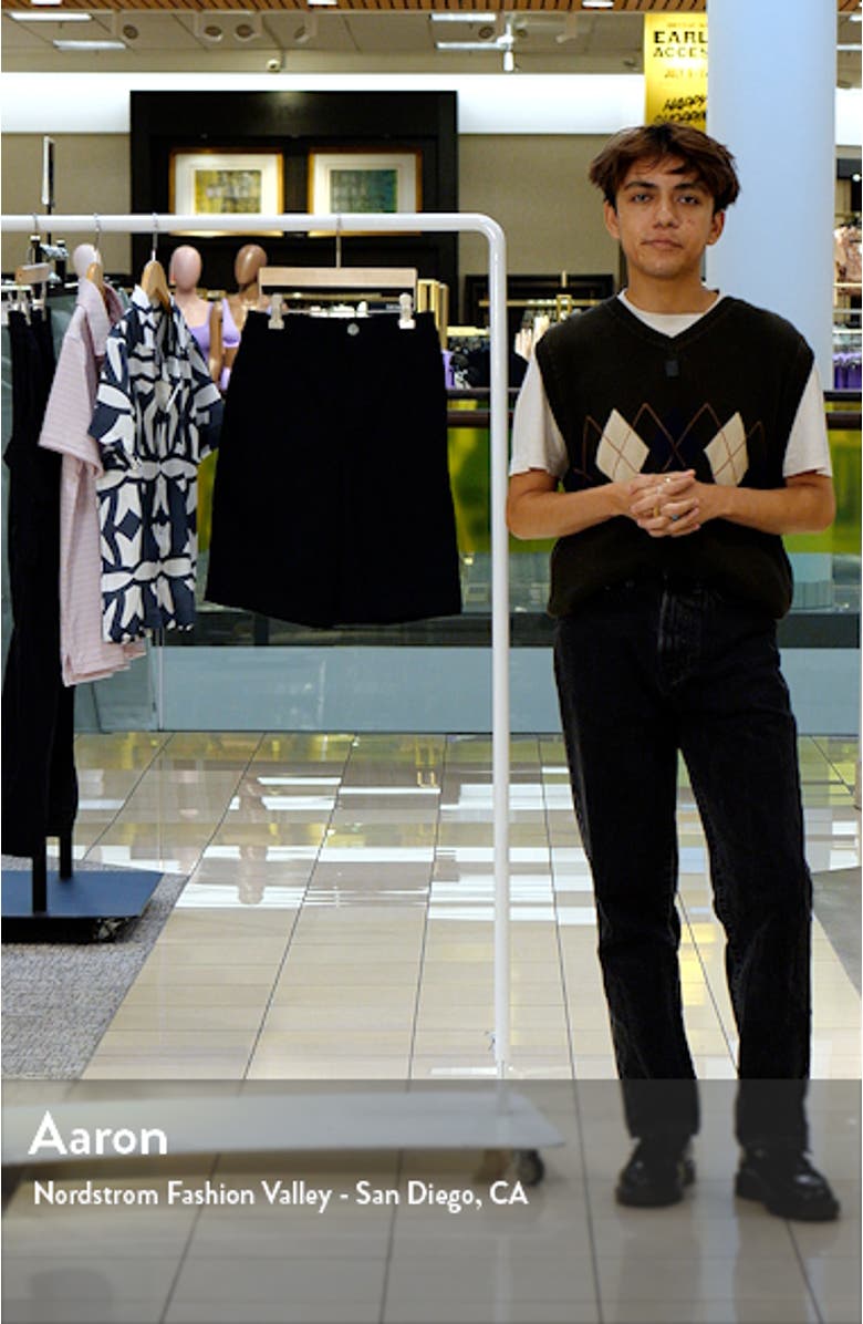 Kids' Flat Front Stretch Chino Skate Shorts, sales video thumbnail