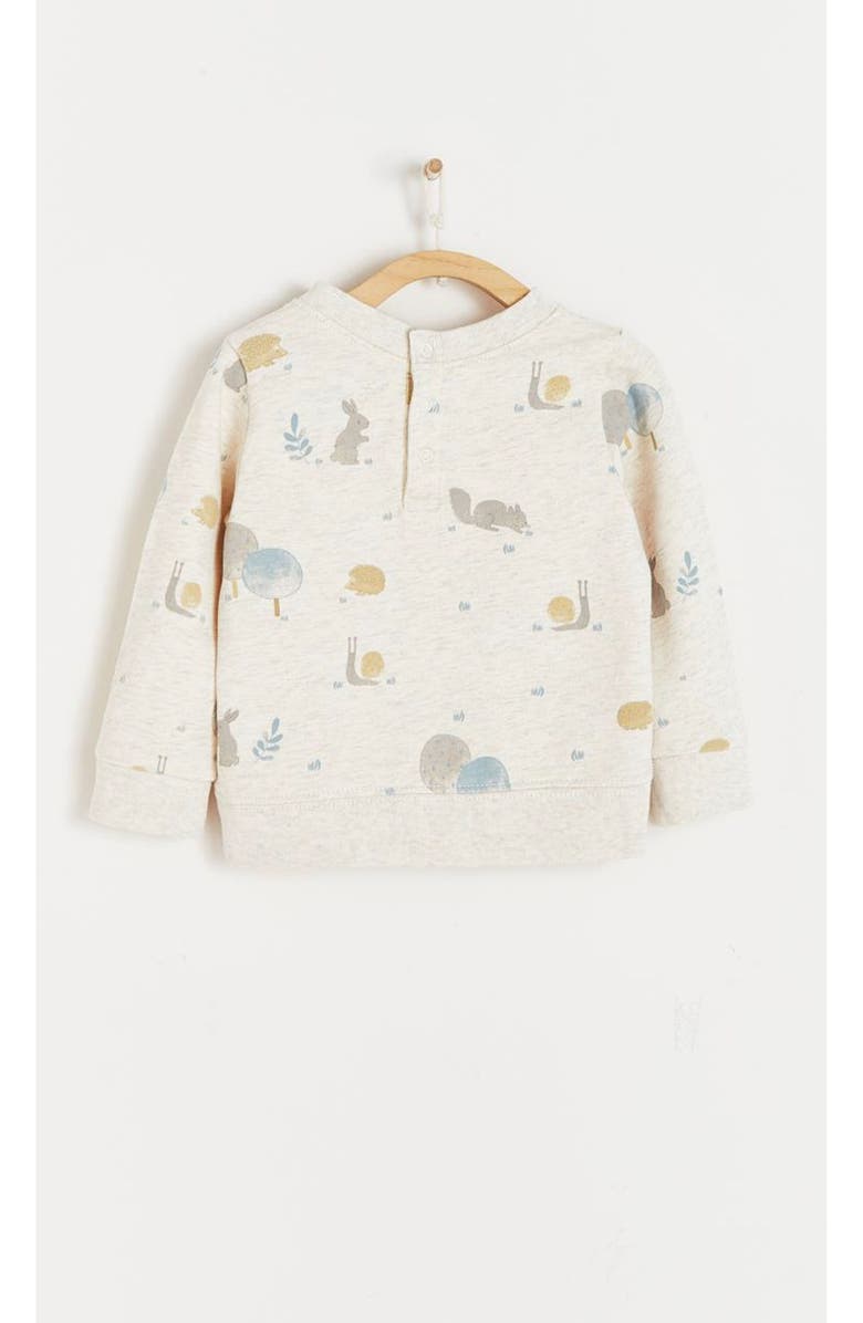 Babycottons Premium Cotton Toni Print Sweatshirt For Infant, Alternate, color,