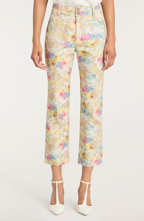 Dorothea Floral Print Jeans