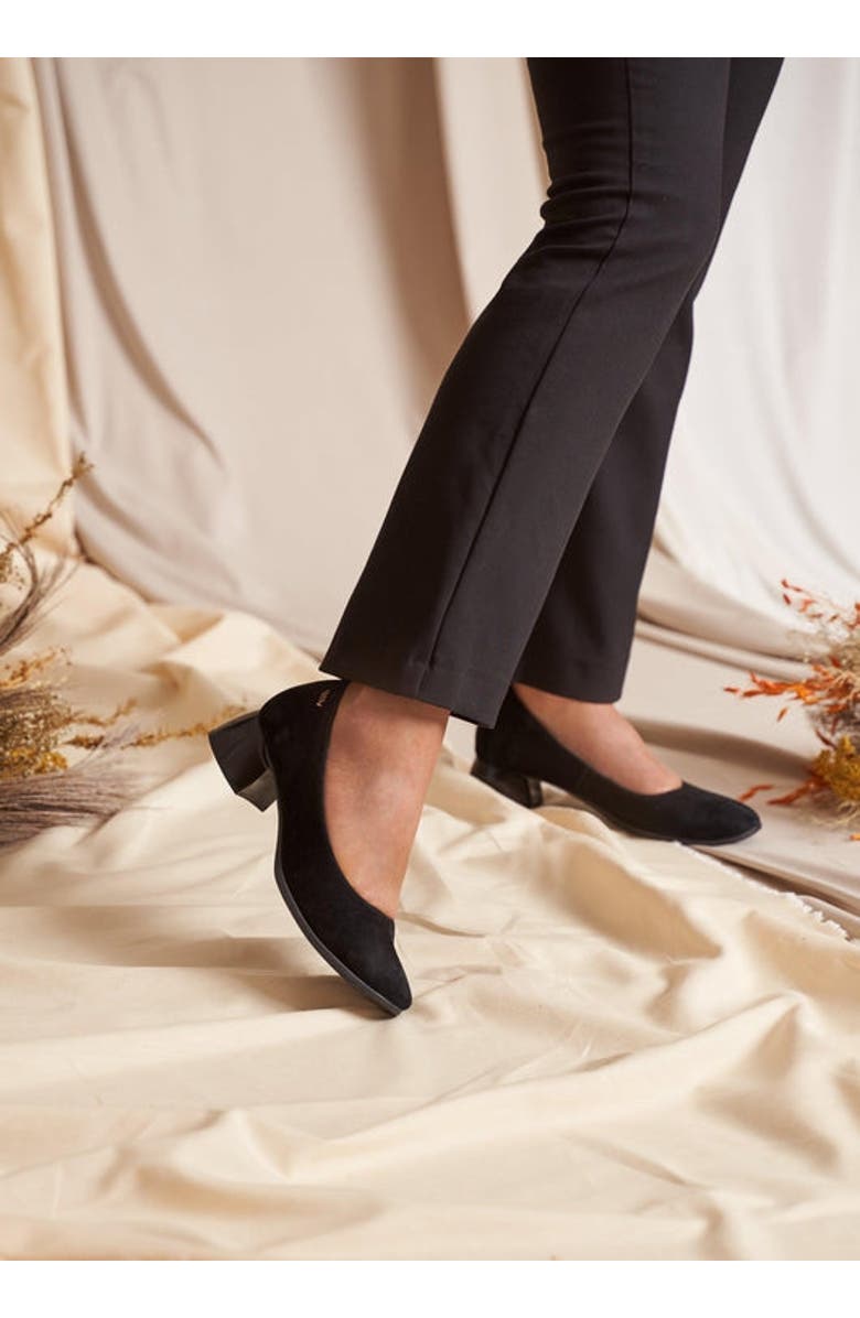 VISCATA Milan Suede Heels, Alternate, color, Black