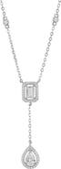 SAVVY CIE JEWELS Mixed Cut Cubic Zirconia Y-Necklace