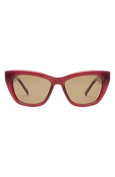 Lumen Polarized 53mm Cat Eye Sunglasses