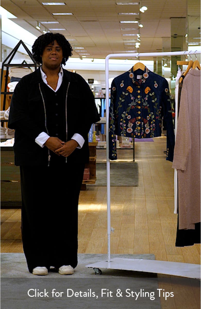 Emerson Floral Embroidery Denim Jacket, sales video thumbnail