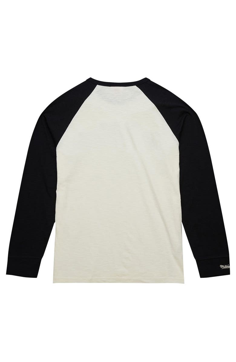 Mitchell & Ness Men's Mitchell & Ness Cream Pittsburgh Penguins Legendary Slub Vintage Raglan Long Sleeve T-Shirt, Alternate, color, Cream