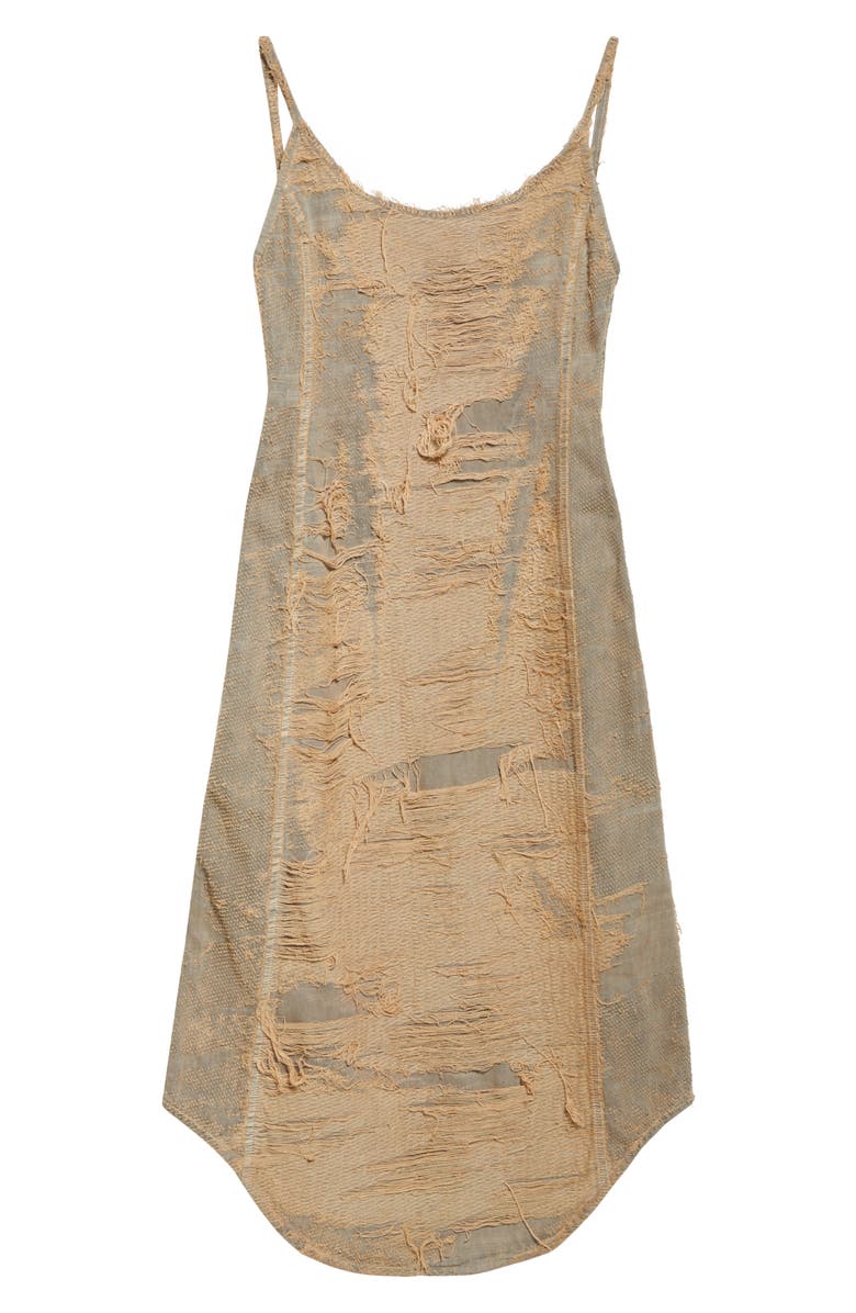 DIESEL<sup>®</sup> De-Vera-Fsg Denim Midi Dress, Alternate, color, Beige